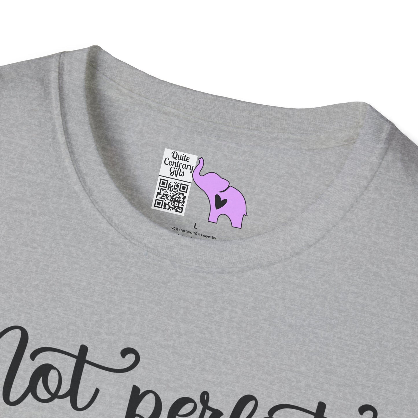 Not Perfect Just Forgiven Adult T-shirt