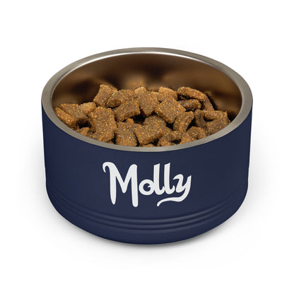 Spoiled Rotten Personalized Pet Bowl – 18oz Stainless Steel Dog & Cat Food Bowl