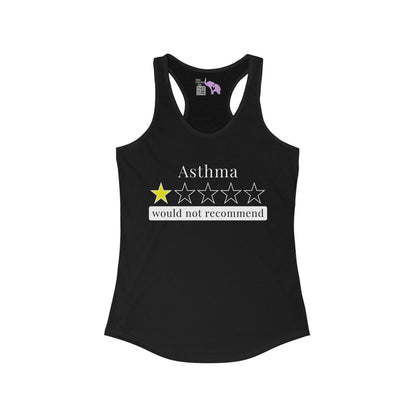 Asthma 1 Star Would Not Recommend Women's Ideal Racerback Tank