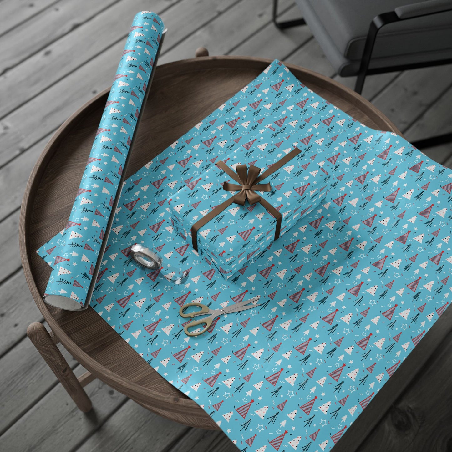 Yuletide Pines Wrapping Paper