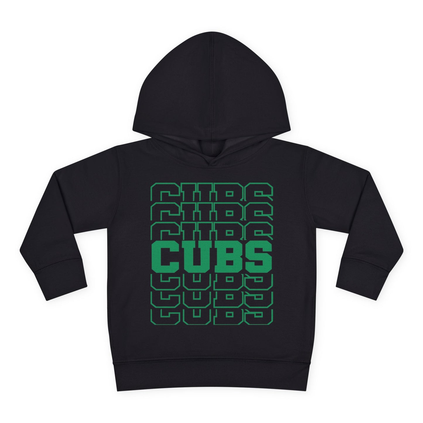 Cubs (Stacked) Toddler Hoodie