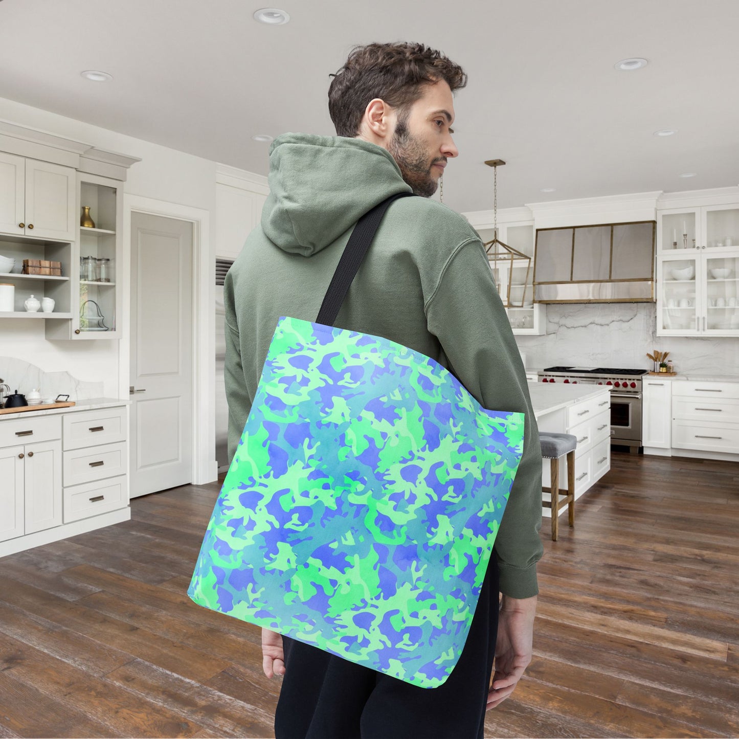Glacier Grove Camo Canvas Tote Bag