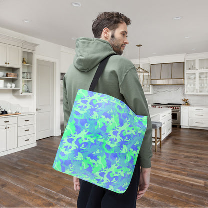 Glacier Grove Camo Canvas Tote Bag