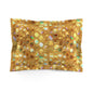 Golden Prism Grid Microfiber Pillow Sham