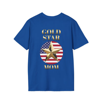 Gold Star Mom Forever Proud Adult T-shirt