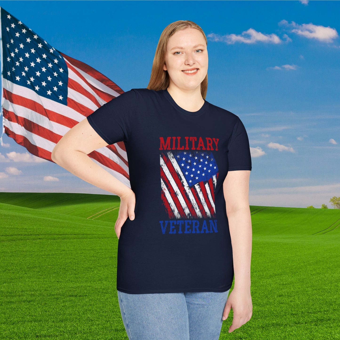 Military Veteran Adult T-Shirt