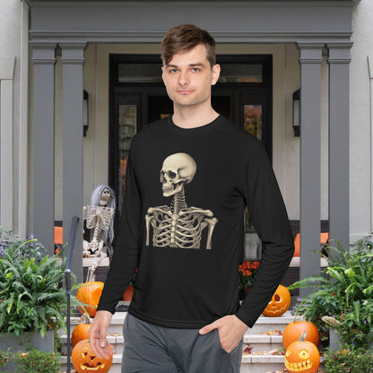 Skeleton Person Adult Long Sleeve Tee