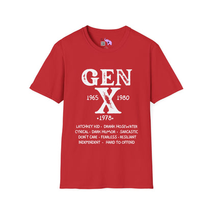 GenX 1978 Adult T-shirt