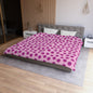 Rosy Dream Peonies Microfiber Duvet Cover