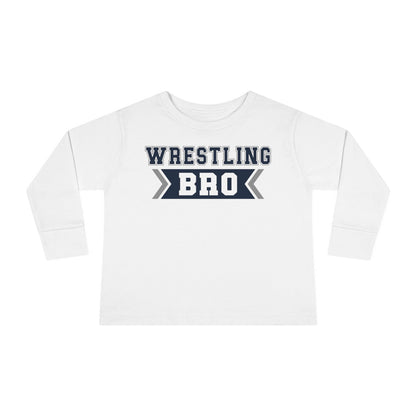 Wrestling Bro Toddler Long Sleeve Tee