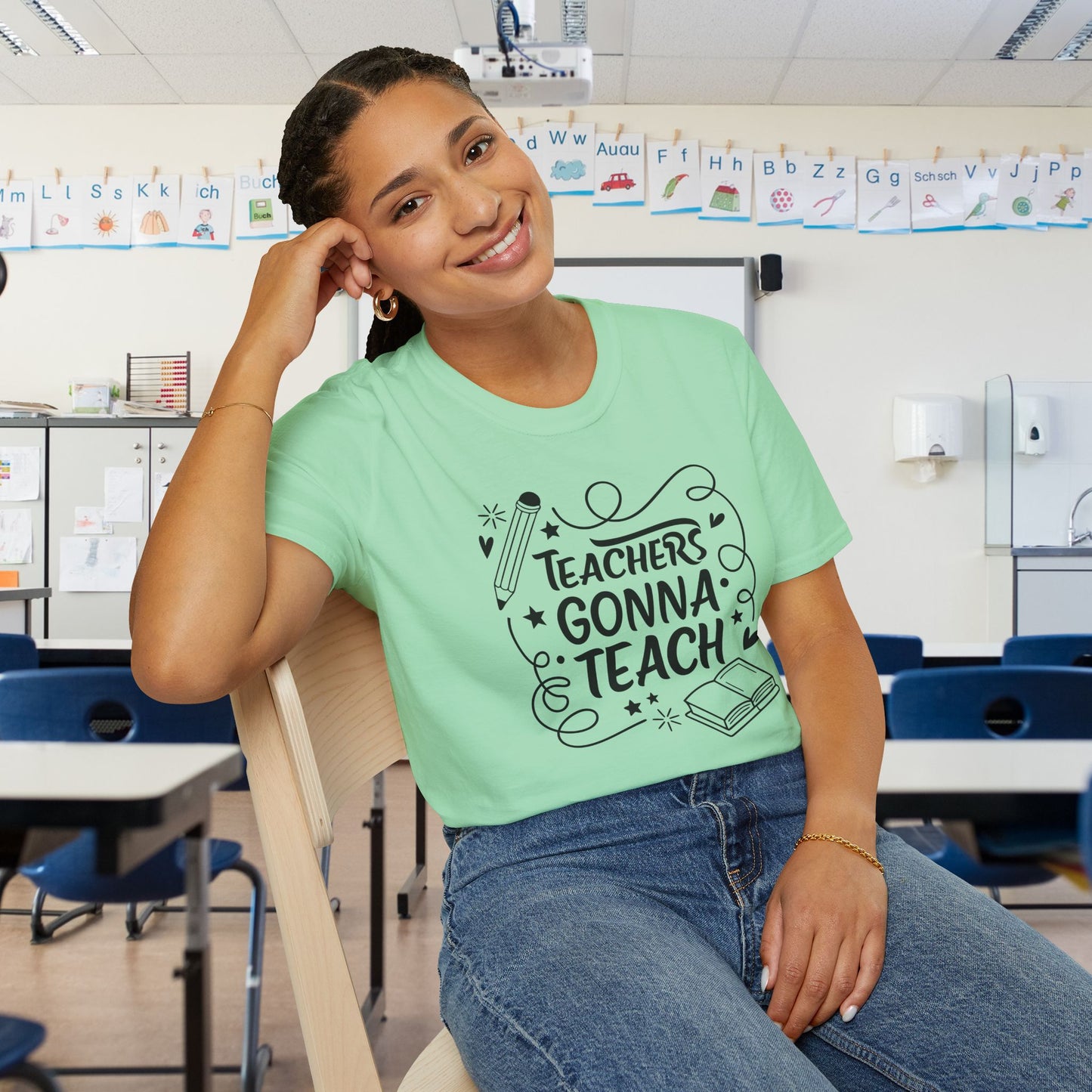Teachers Gonna Teach Adult T-shirt