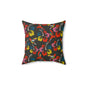 Humming Bloom Throw Pillow