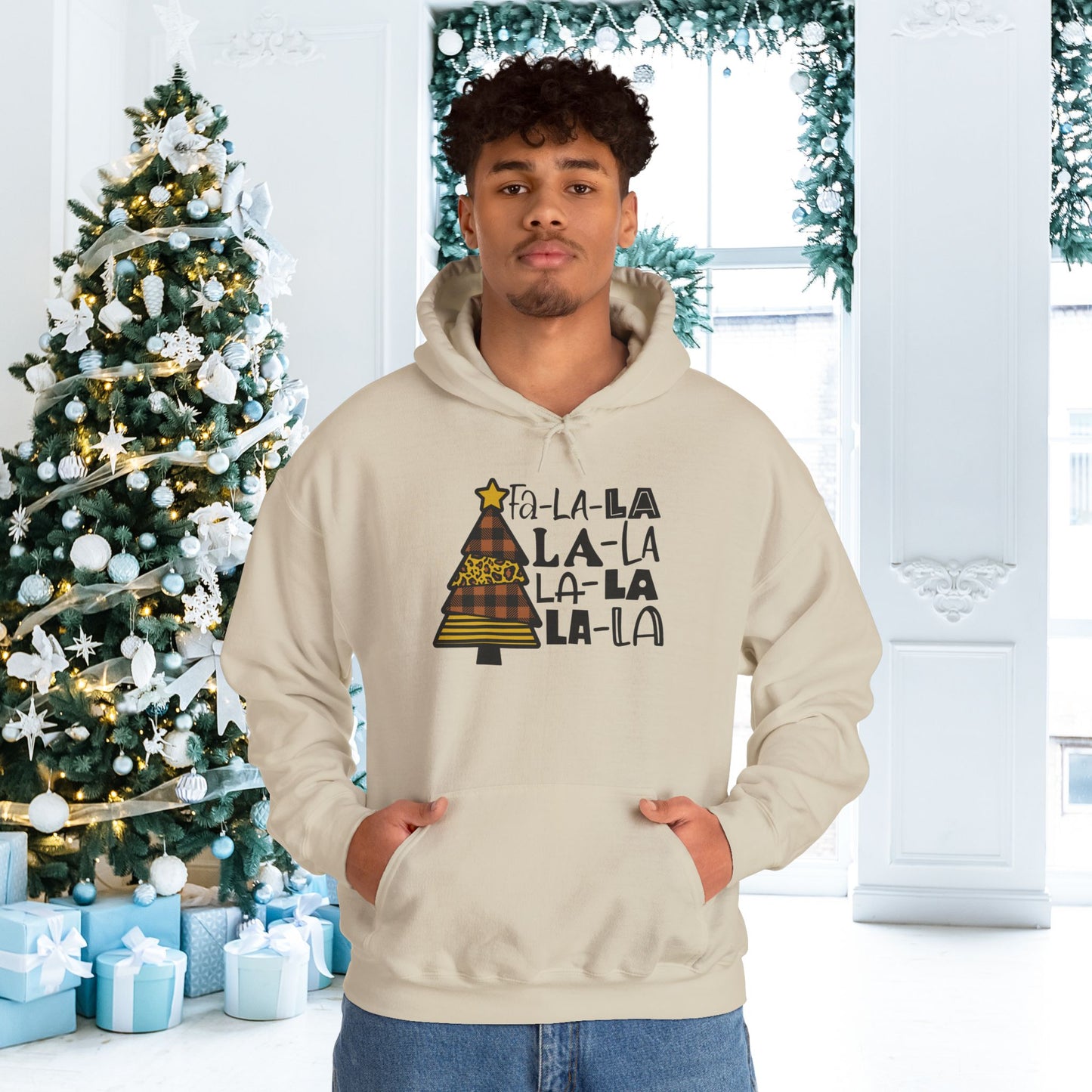 Fa-La-La-La-La-La-La-La-La Adult Heavy Blend™ Hoodie