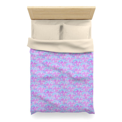Sweet Berry Bloom Microfiber Duvet Cover