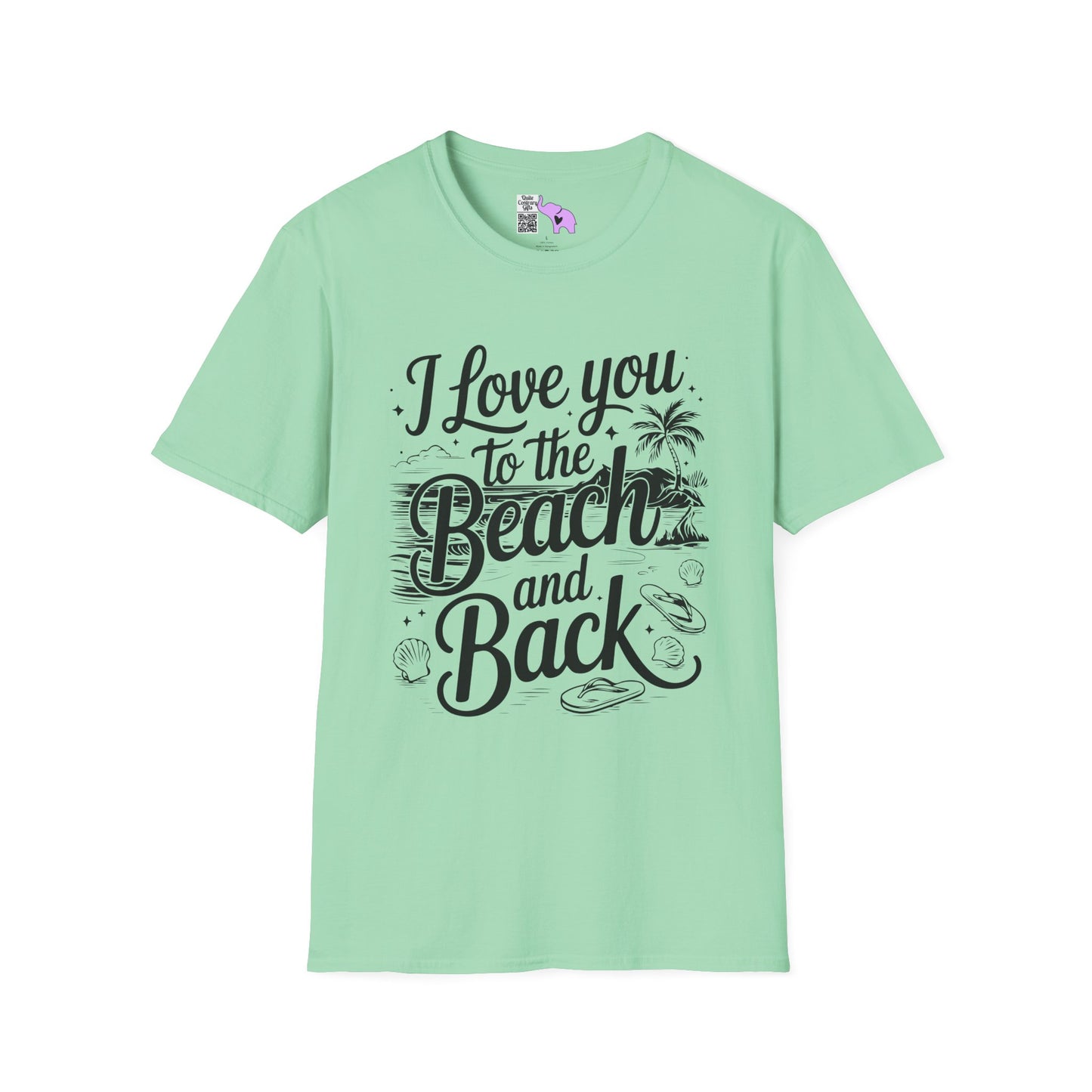 I Love You to the Beach and Back Adult T-shirt