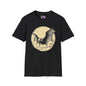 Bat Over Moon 2 Adult T-shirt