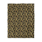 Black & Gold Luxe Swirl Microfiber Duvet Cover