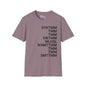 Do You Know The Muffin Man Abbreviation Adult T-shirt