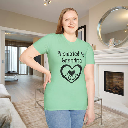 Promoted To Grandma 2026 Adult T-shirt