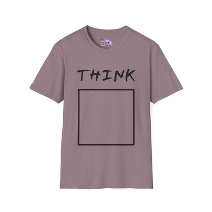 THINK (Outside the Box) Adult T-shirt