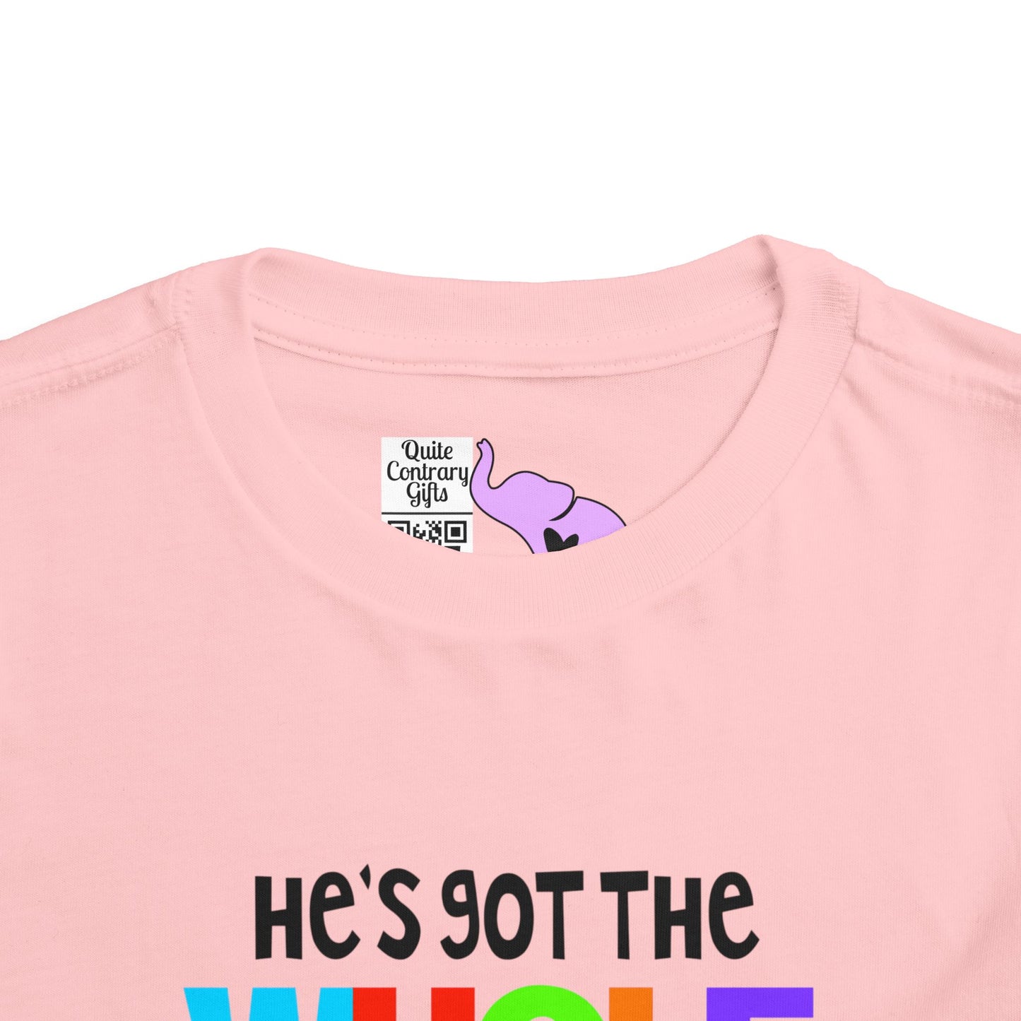 He's Got The Whole World in His Hands Toddler Tee