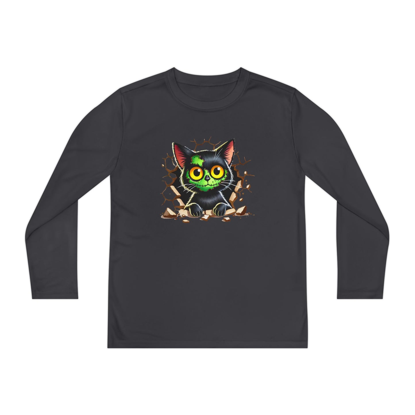 Zombie Kitty Youth Long Sleeve Tee
