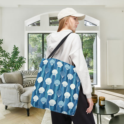 Oceanline Shells Canvas Tote Bag