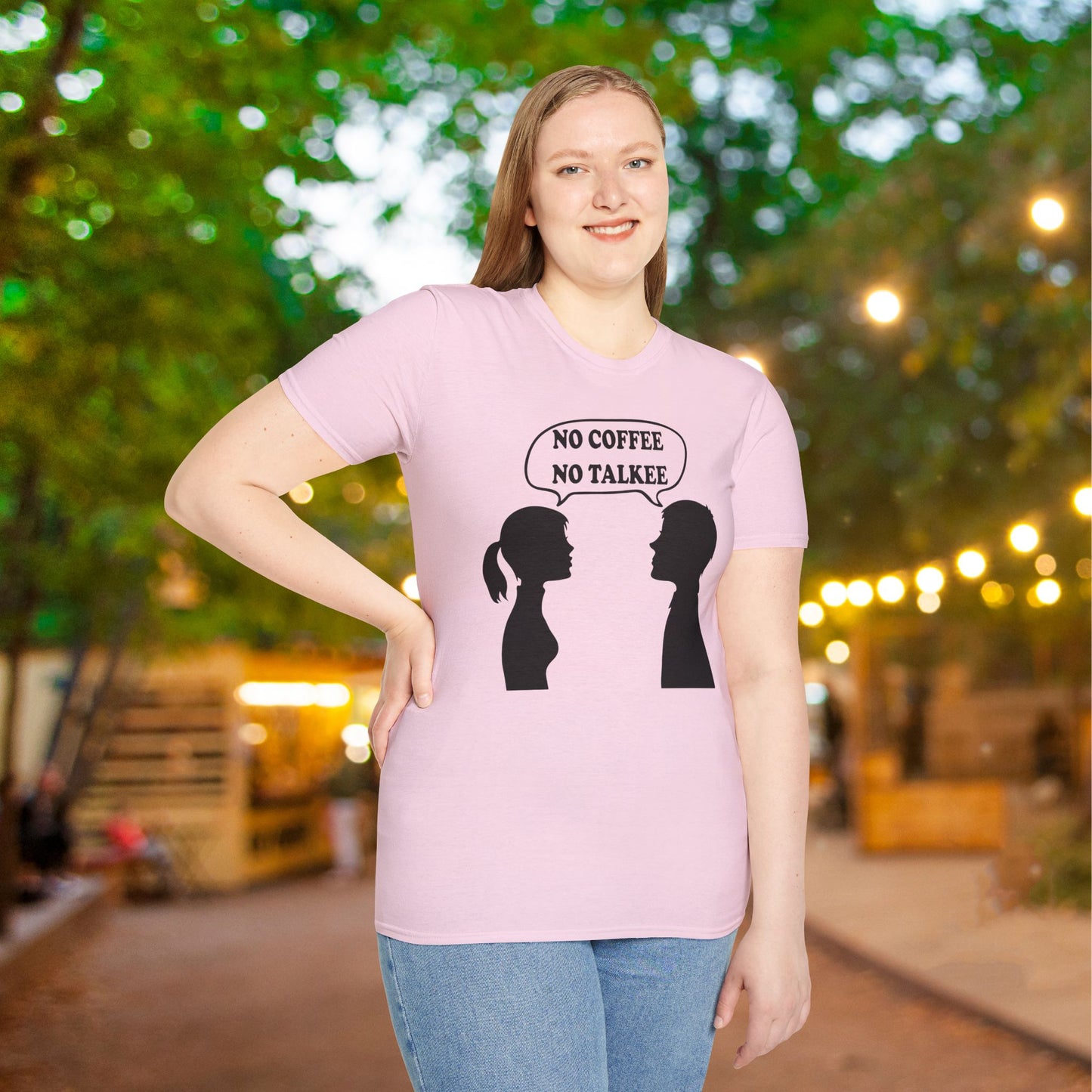 No Coffee No Talkee Adult T-shirt