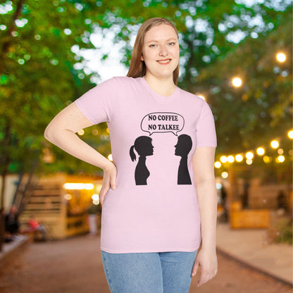 No Coffee No Talkee Adult T-shirt
