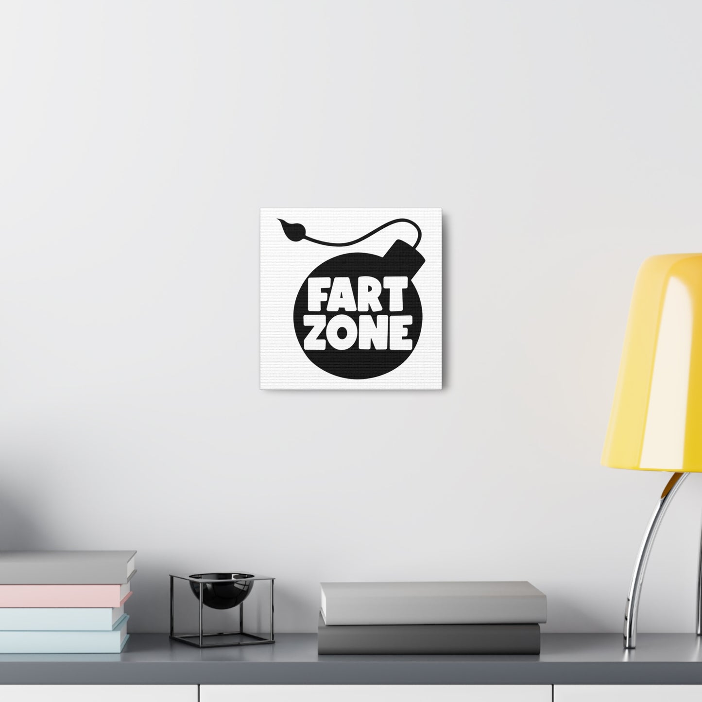 Fart Zone Canvas Square Wraps w/o Frame