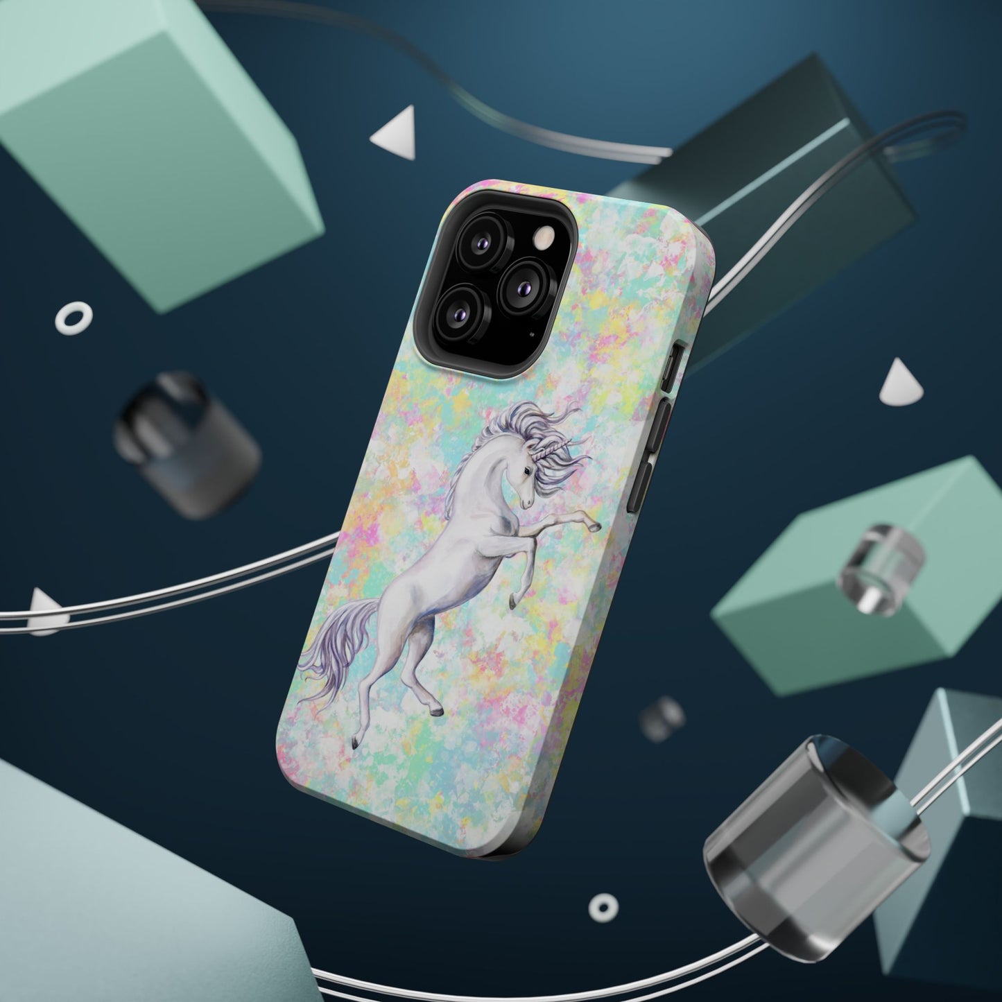 Pastel Pegasus MagSafe® Compatible Tough Case for iPhone