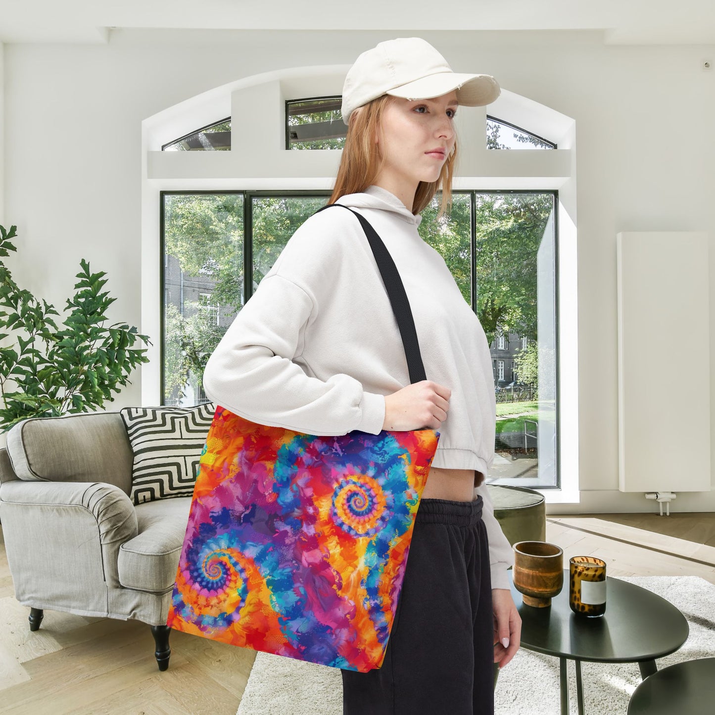 Rainbow Rebel Canvas Tote Bag