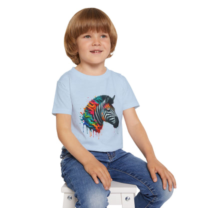 Colorful Zebra Heavy Cotton™ Toddler T-shirt