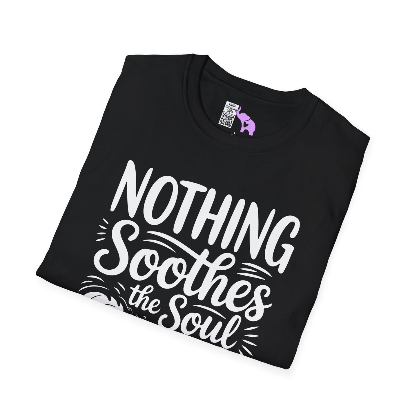 Nothing Soothes the Soul Like A Walk on the Beach Adult T-shirt