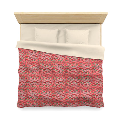Cherry Bombshell Microfiber Duvet Cover