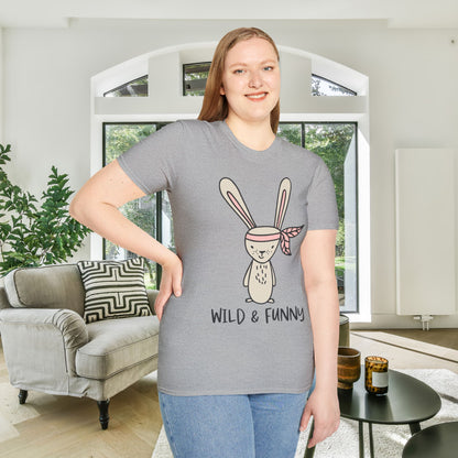 Wild & Funny (Bunny) Adult T-shirt