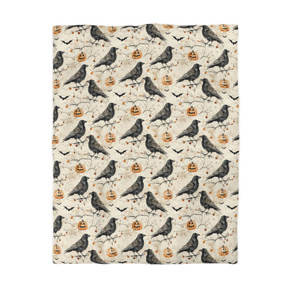 Crow & Gourd Microfiber Duvet Cover