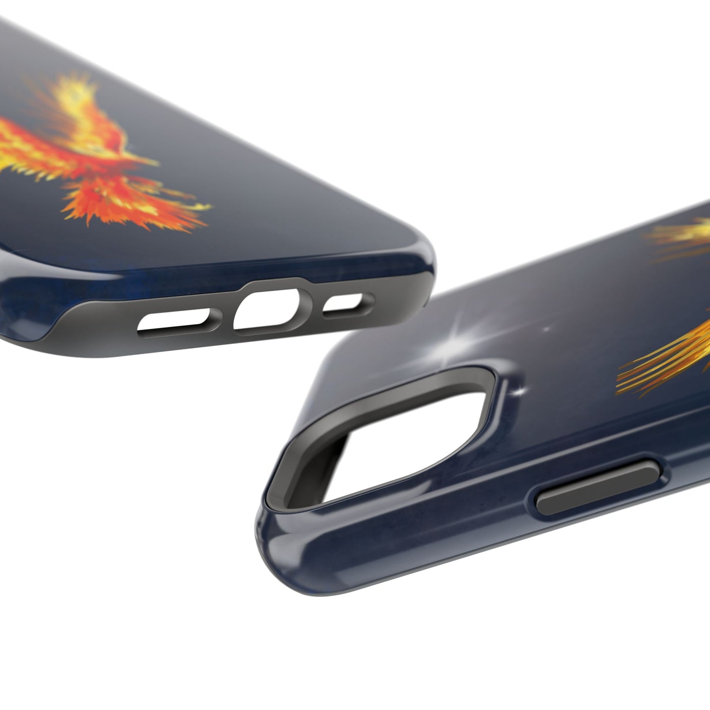 Phoenix Over Nebula MagSafe® Compatible Tough Case for iPhone