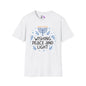Hanukkah Wishing Peace & Light Adult T-shirt