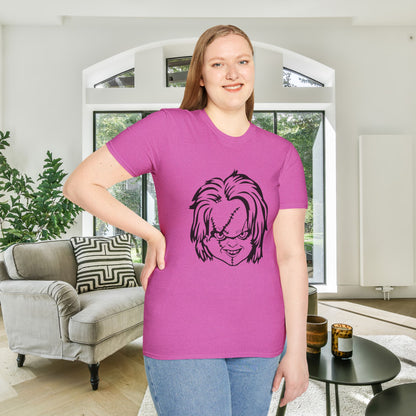 Simple Chucky Face Adult T-shirt