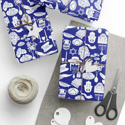 Mosaic of Light Hanukkah Wrapping Paper