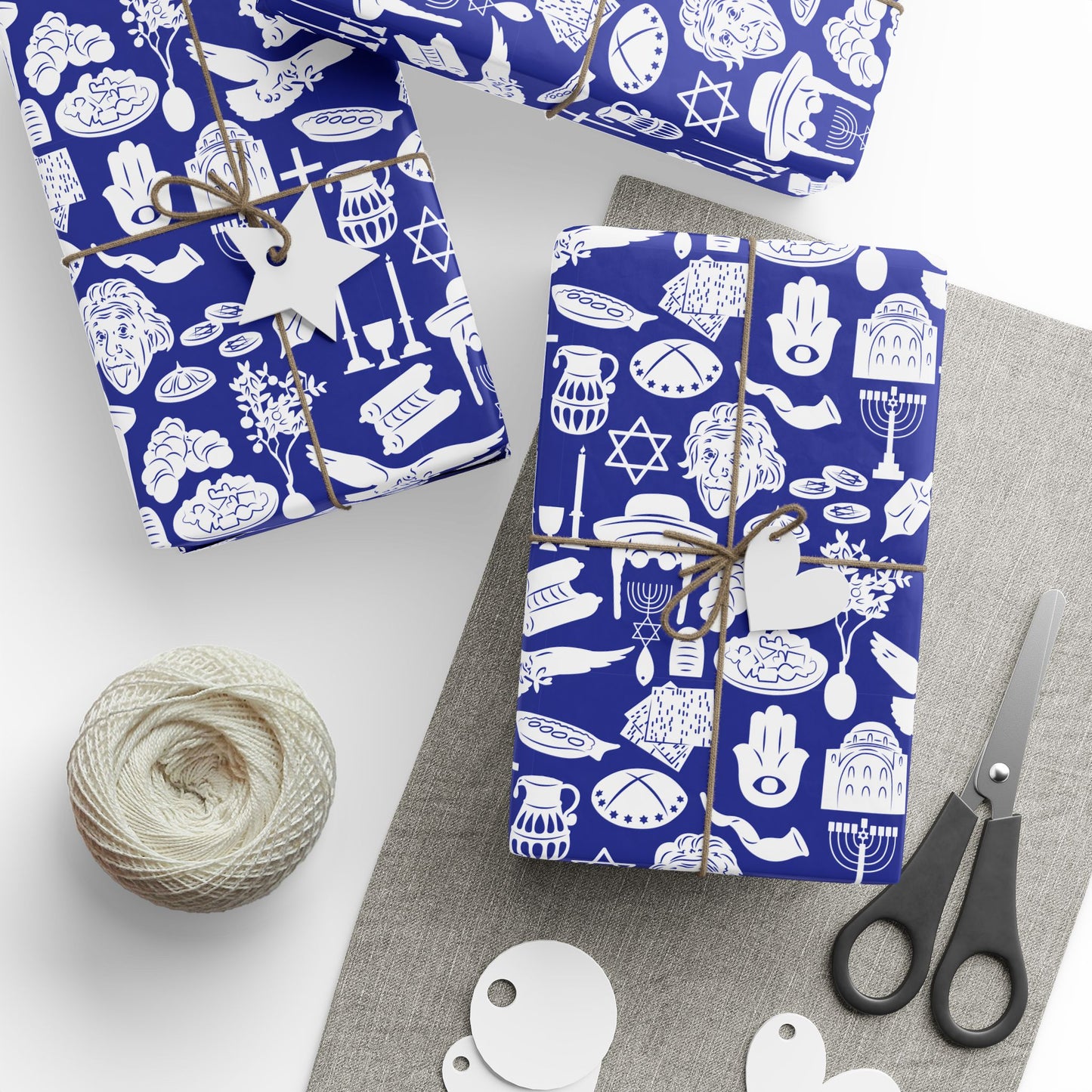 Mosaic of Light Hanukkah Wrapping Paper