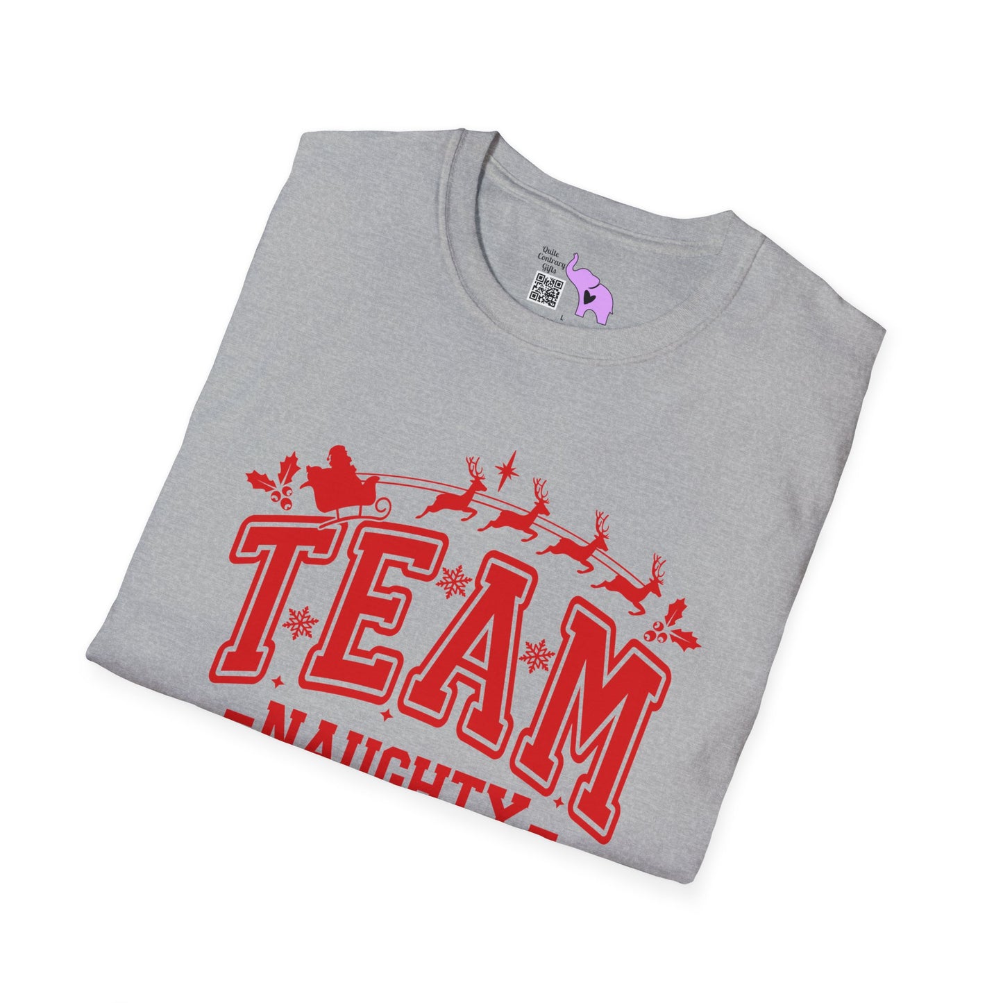 Team Naughty Adult T-shirt
