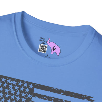 Best Dad Ever (Flag) Adult T-shirt