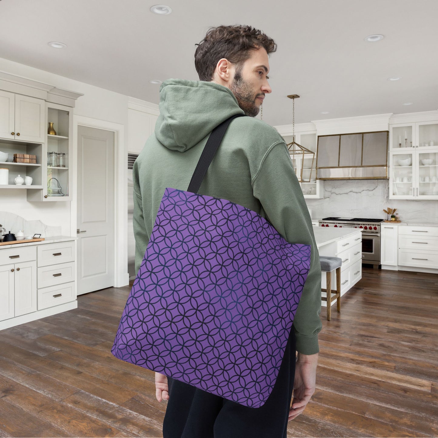 Amethyst Interlock Canvas Tote Bag