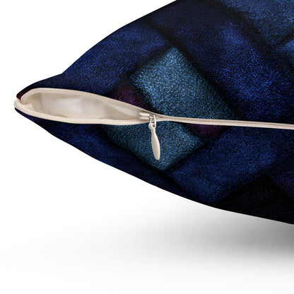 Velvet Angles Print Throw Pillow