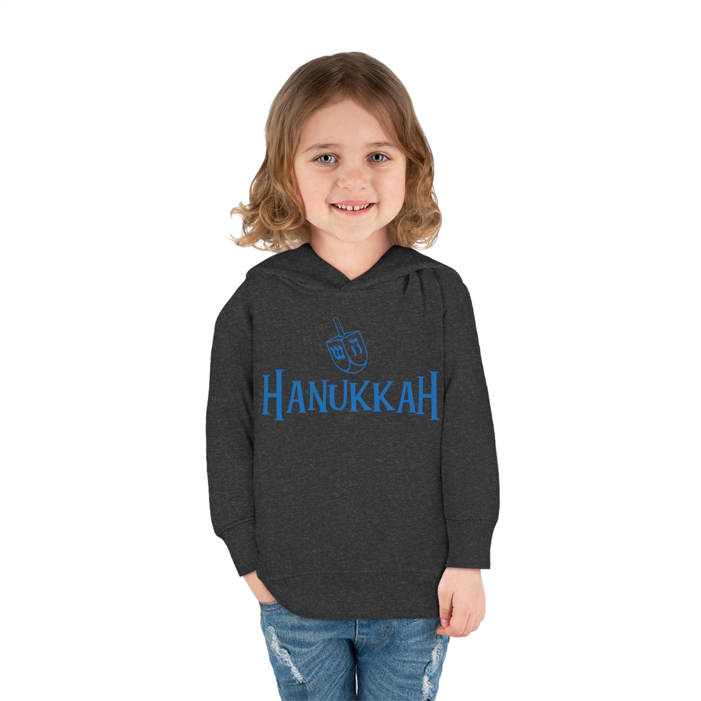 Hanukkah Toddler Pullover Fleece Hoodie