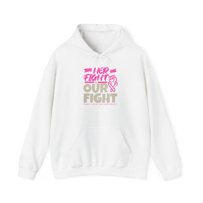 Her Fight is Our Fight Heavy Blend™ Hooded Sweatshirt