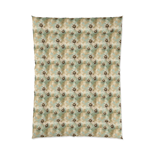 Worn Meadow Daisies Comforter