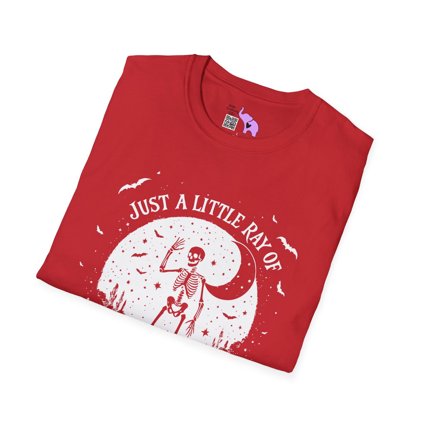 Just A Little Ray of Pitch Black (Crescent Moon) Adult T-shirt